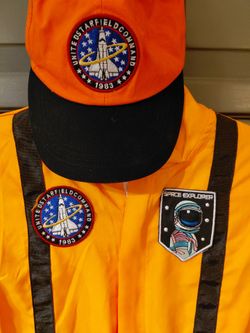 New space ship custom for boys or girl size Large for kids 8 or 10 years old