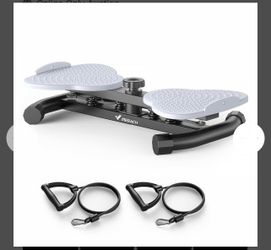 MERACH Waist Twisting Board w/ Resistance Bands – Home Fitness Twist Stepper