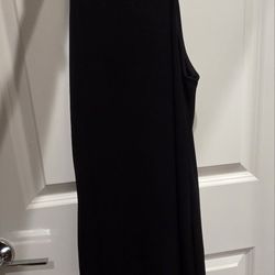 Forever 21 High Strap Black Mini Dress (X-Small)