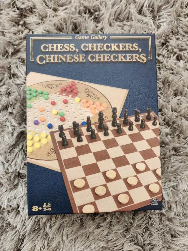 Chess, Checkers, Chinese Checkers Game