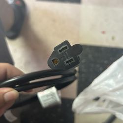 16 a extension 6 black power cord