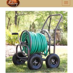 Water Hose Cart With Basket 