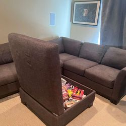 Macys Fabric Sectional Sofa With Bed