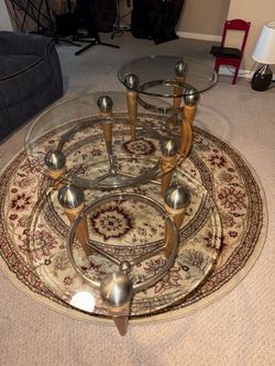 Living room tables with lamps