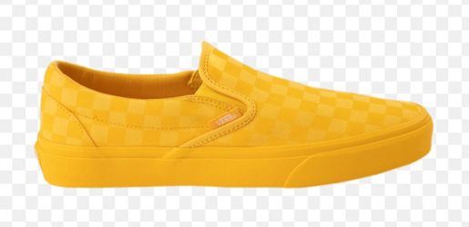Women's Vans Size 9 
Classic Slip-On Mono Checkerboard Spectra Yellow