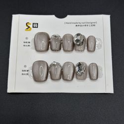 Press On Nails Size S Reusable Handmade