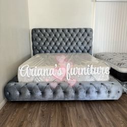 Queen Size Bed Frame With Mattress Included 