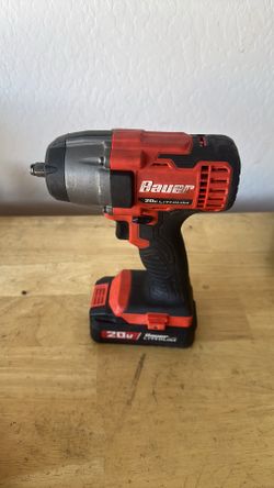 Bauer 20v 3/8 Impact Wrench & Charger
