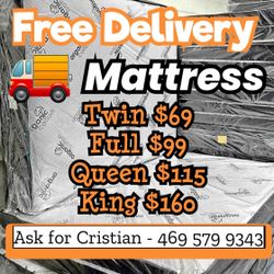 New Mattresses  Twin mattress Full mattress Queen mattress  King mattress  Colchones nuevos  Beds 