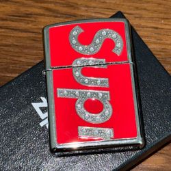 Supreme Swarovski Zippo