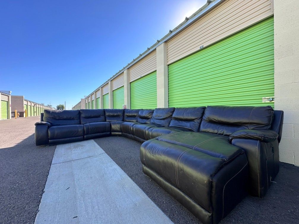 Huge Dark Brown Sectional 