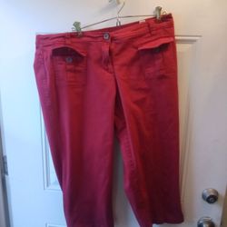 Faded Glory Women's Boot Cut Jeans - Red