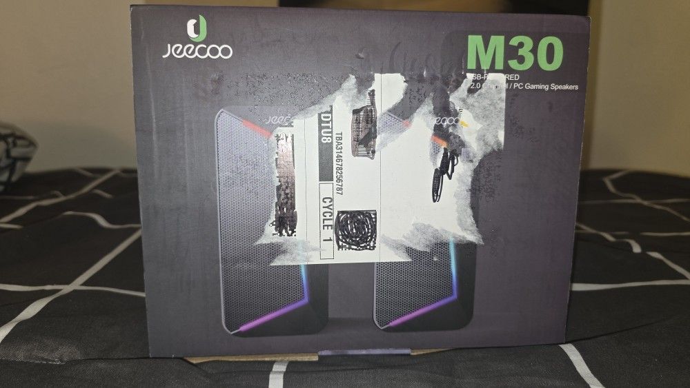 Jeecoo M30 Stereo Desktop Speakers