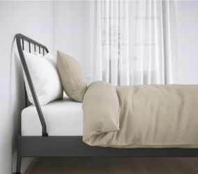 Queen size Ikea Kopardal bedframe with upgraded Lönset slats!