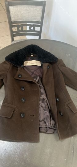 Burberry Brit Brown Double-Breasted Coat