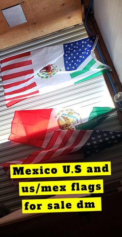 Flags Mexico , USA/Mexico And USA 