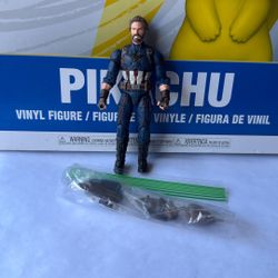 Marvel Legends Captain America Infinity War Solo Figure (USED) Hasbro.