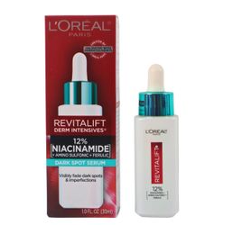 2 NEW L'Oreal Revitalift Niacinamide Amino & Ferulic Acid Serum 1 fl oz