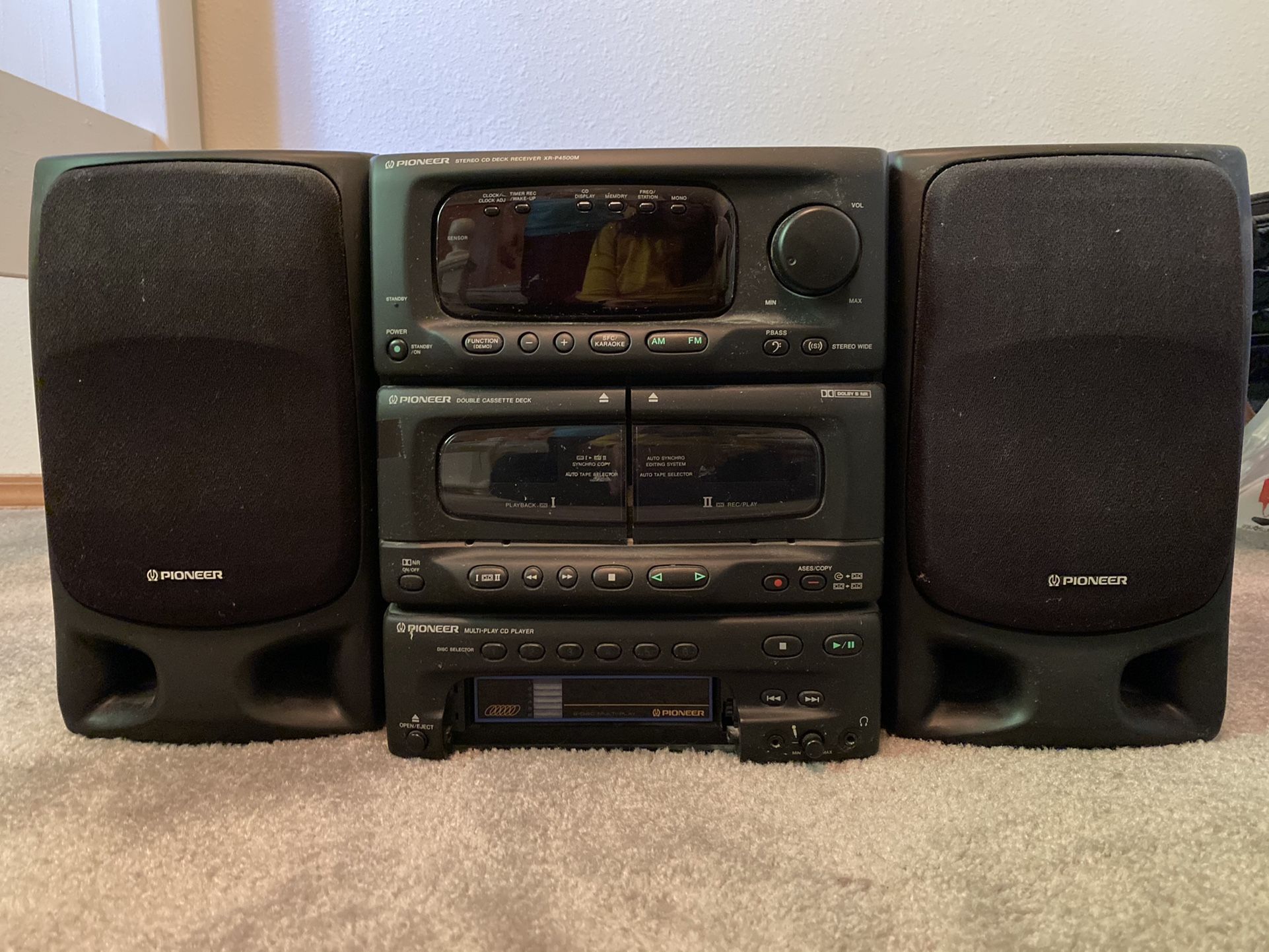 Pioneer stereo cd deck receiver XR-P4500M