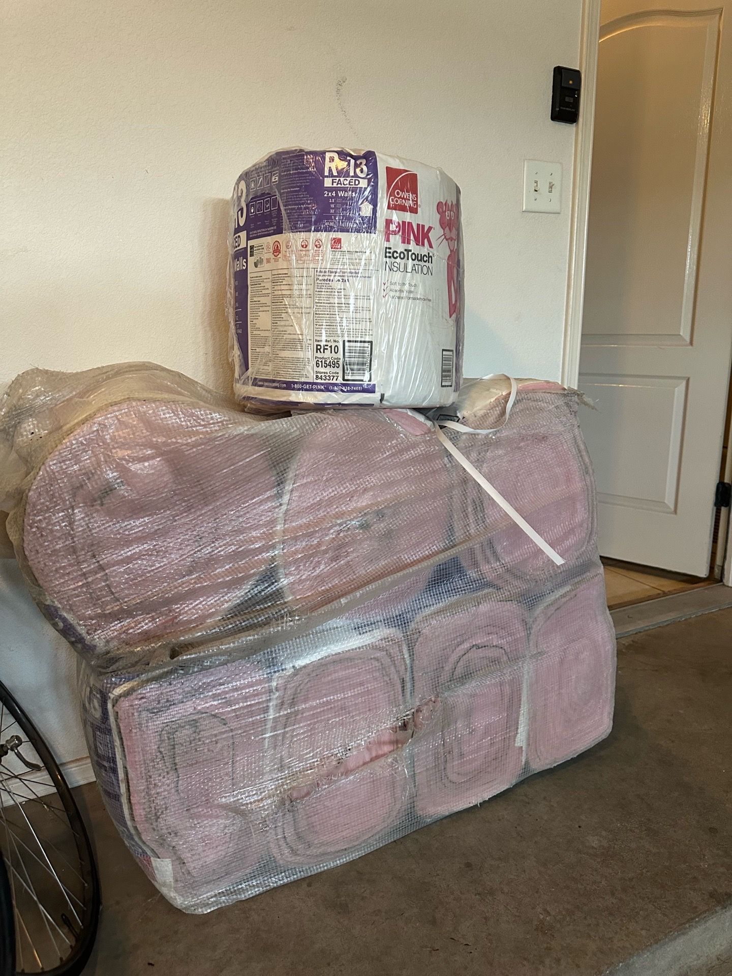 Home insulation: 8 rolls