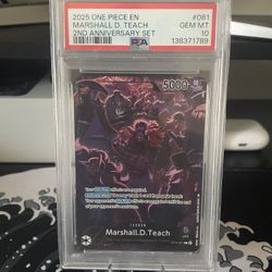 Marshall D. Teach #081 2nd Anniversary Set PSA 10