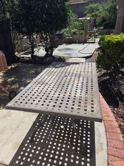 Patio table 40 in x 70 in
