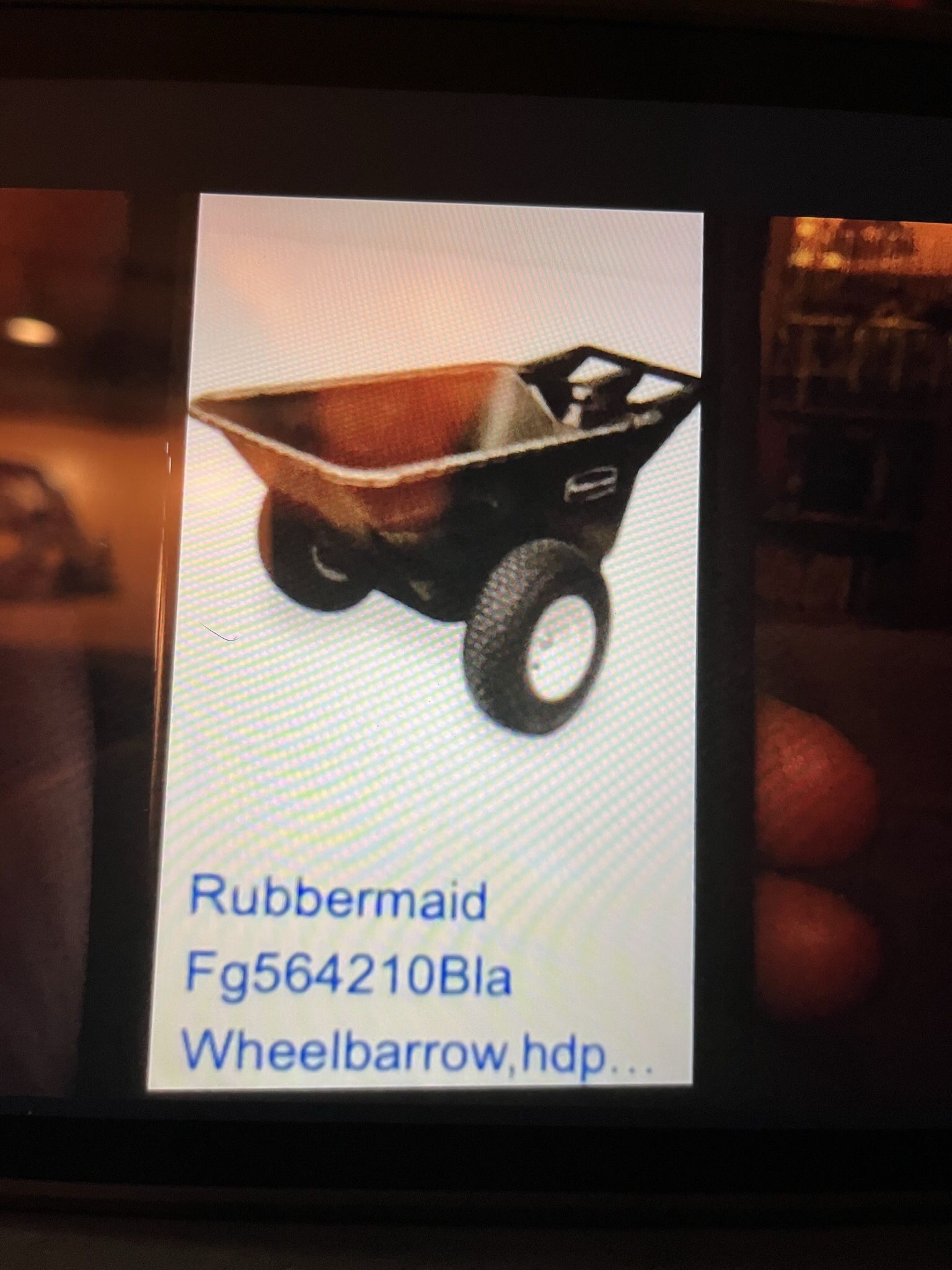 Rubbermaid  Wheelbarrel