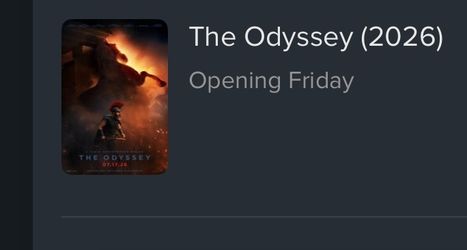 70MM The Odyssey- 7/17 @7 PM- TCL Chinese Theater
