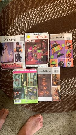 Halloween Patterns total of 5 for $10