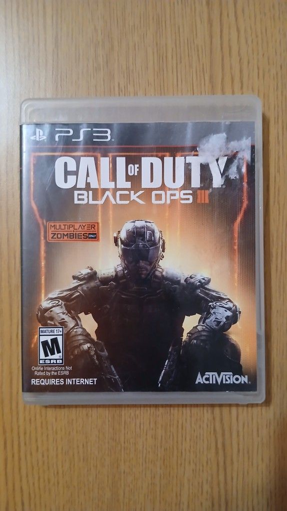 PS3 Call Of Duty Black Ops III Playstation 3 Game
