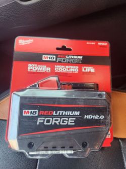 Milwaukee
M18 18V Lithium-Ion REDLITHIUM FORGE HD 12.0 Ah Battery Pack