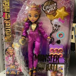 Monster High Clawdeen Wolf Fashion Doll in Monster Ball Party Fashion with Accessories