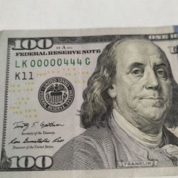 100 Dollar Bill RARE 