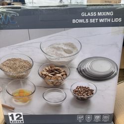 12 Piece Mixing Bowls Set