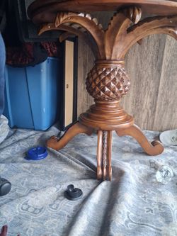 TOMMY BAHAMA Iconic Pineapple Table – The Heavyweight of St. Armands!