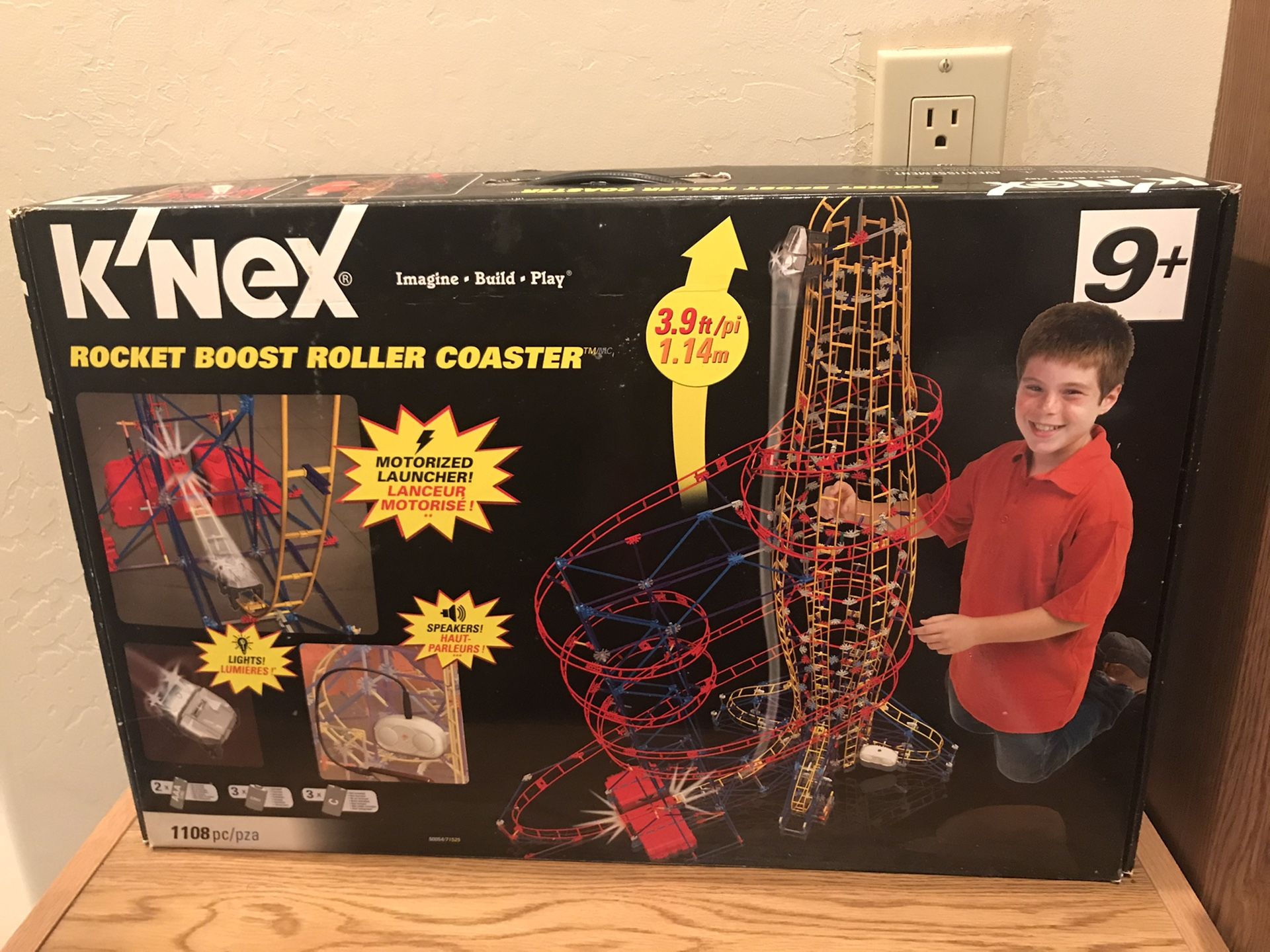 K’nex Rocket Boost Roller Coaster Set
