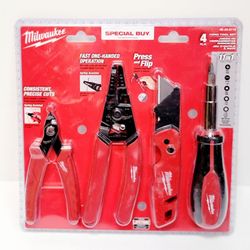 Electrician's Hand Tool Kit (4-Piece)