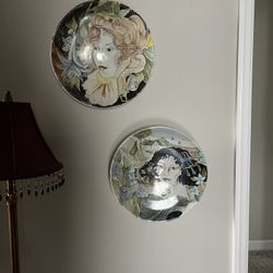 18” hanging plates 