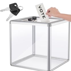 12x12x12 locking voting box