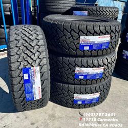 285/55R20 LT Atlander All Terrain New Set of Tires Installed and Balanced Set de Llantas Nuevas Instaladas y Balanceadas