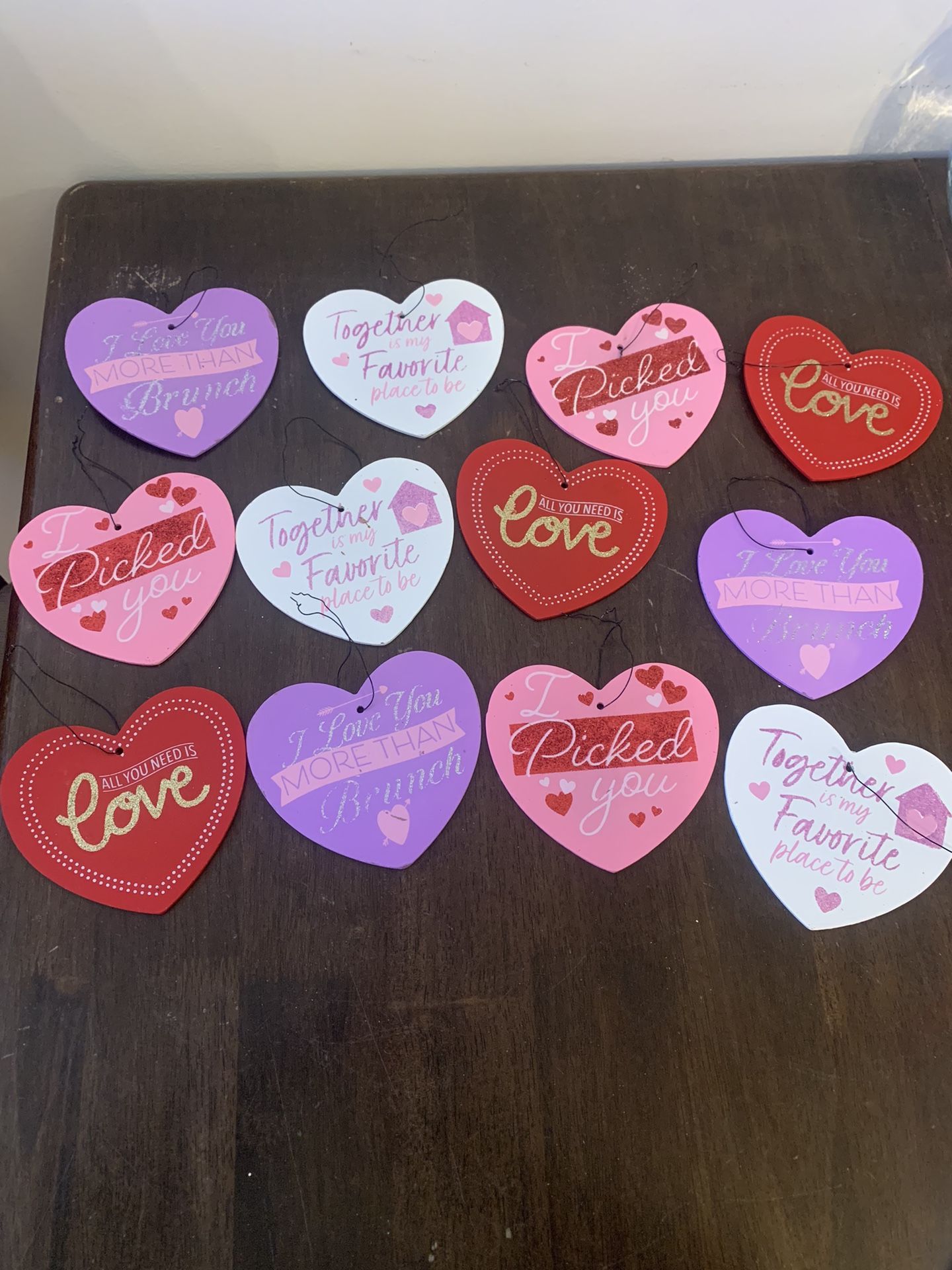 Valentine’s Wooden Hearts
