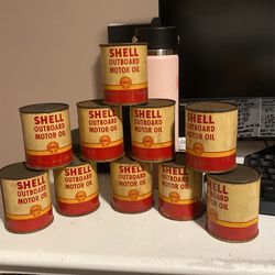 Vintage Shell Outboard Motor Oil