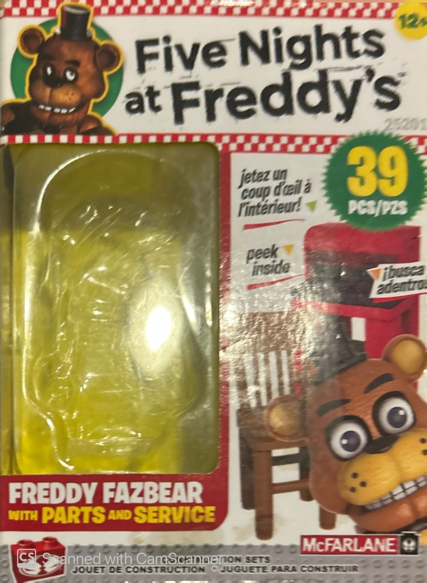 Five Nights At Freddys Parts And Service McFarlene Set