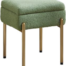 Vanity Stool Chair, Small Ottoman Stool with Storage