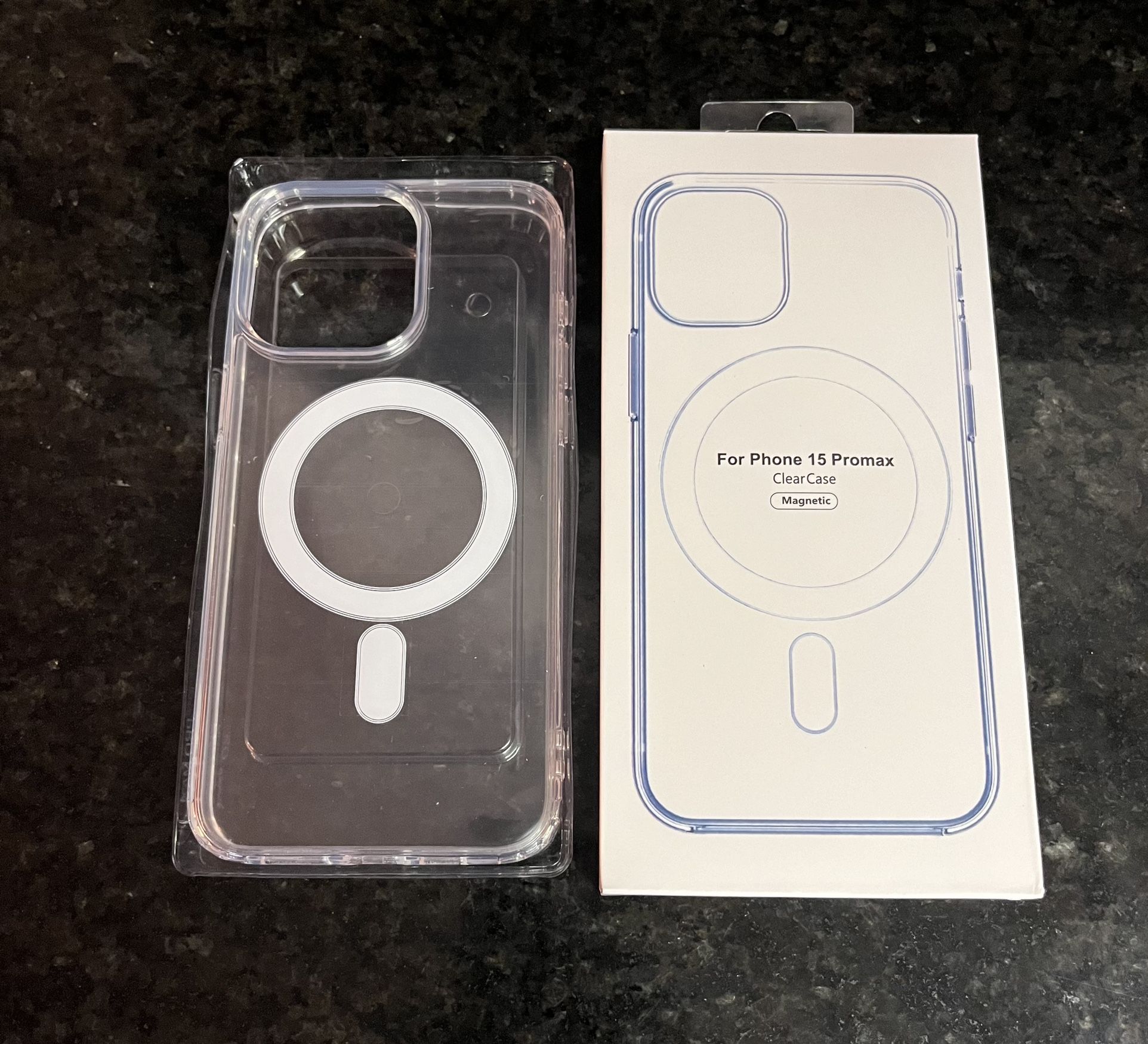 iPhone 15 Pro Max Clear Magnetic Case