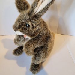 Toy Bunny Rabbit Muppet Hand Puppet Plush Stuffed Animal