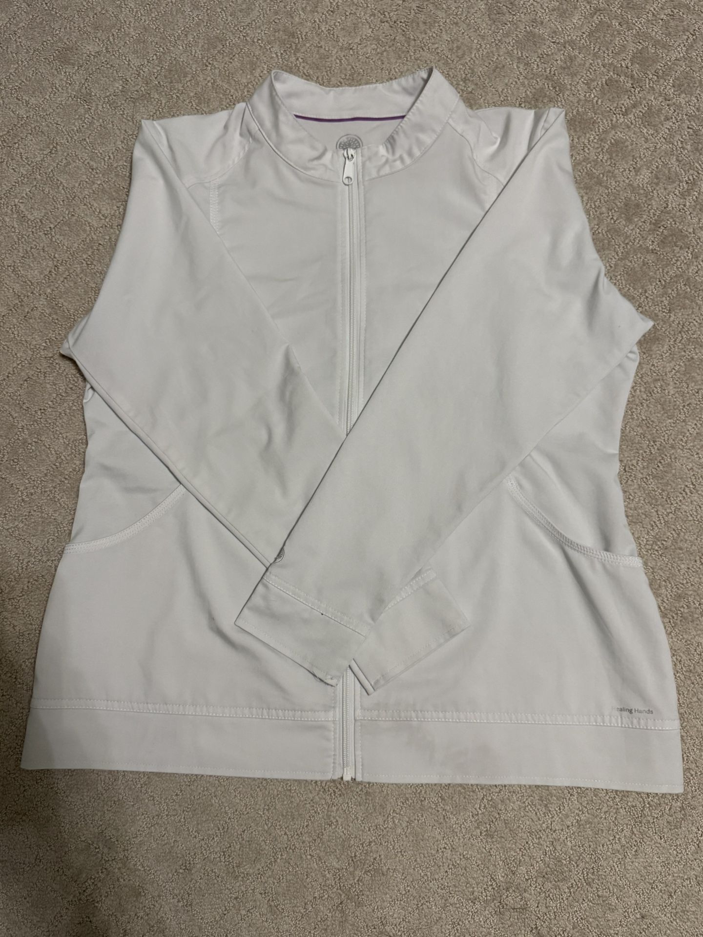 White Scrub Jacket