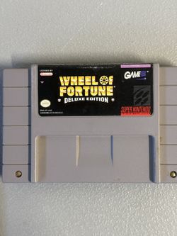 Wheel Of Fortune Deluxe Edition Nintendo Game 