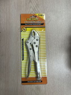 Teslar 7” Locking Pliers TL -3397 Heat Treated . Hardened Jaws