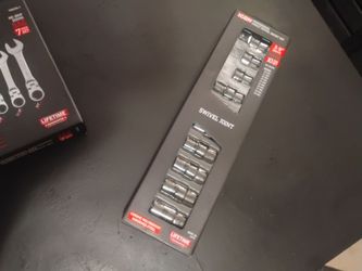 NEW SEALED BOX. - 10 Pc Icon Metric Pro Impact *Swivel Joint* Socket Set 3/8 Dr